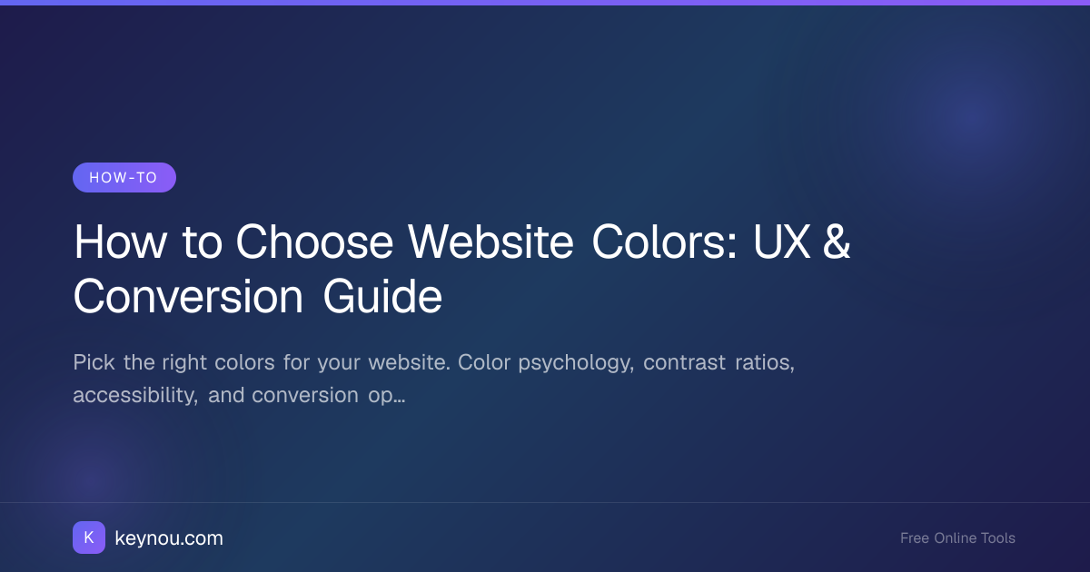 How to Choose Website Colors: UX & Conversion Guide