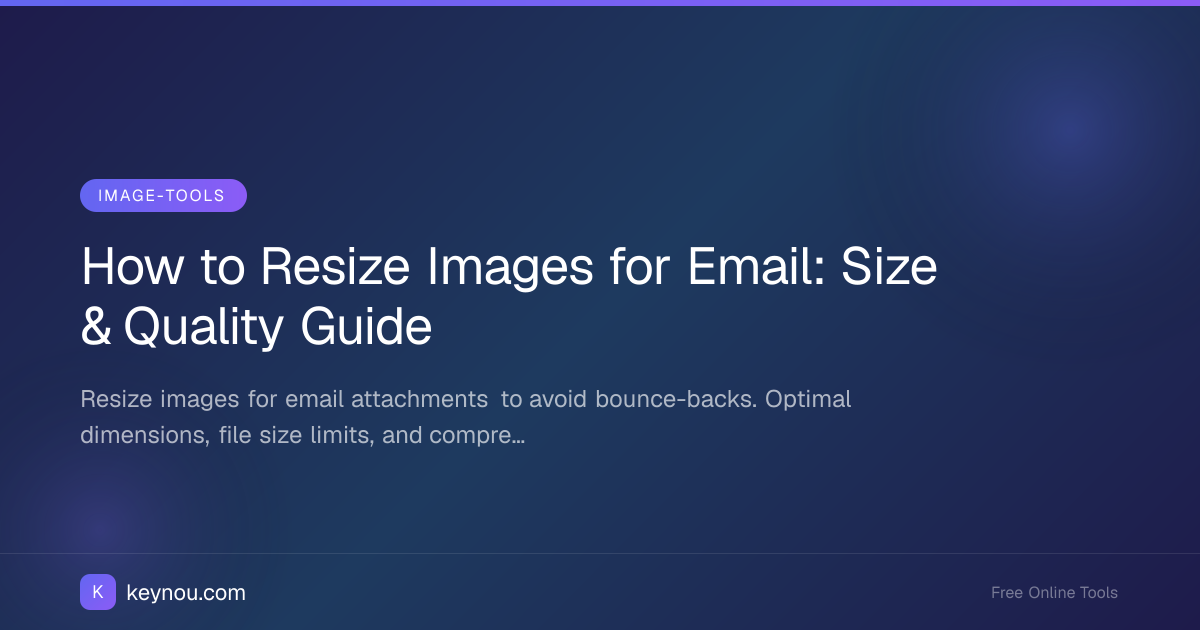 How to Resize Images for Email: Size & Quality Guide