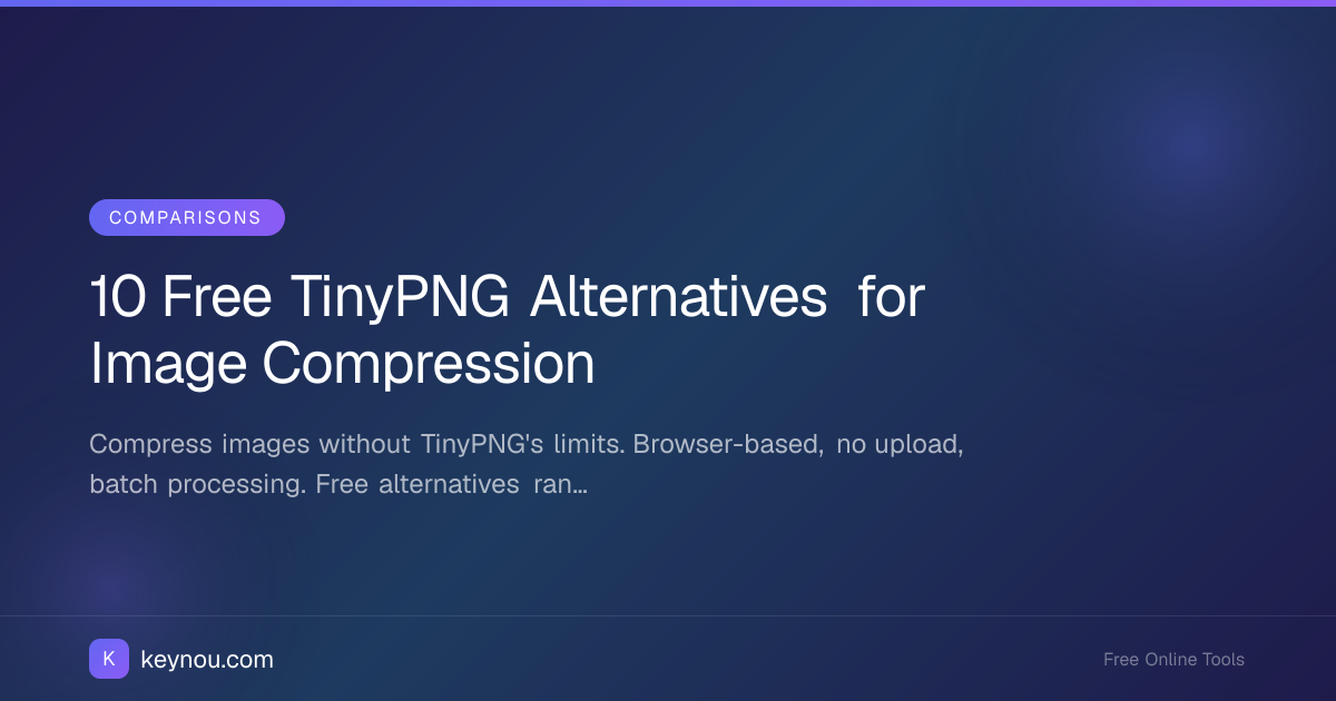 10 Free TinyPNG Alternatives for Image Compression